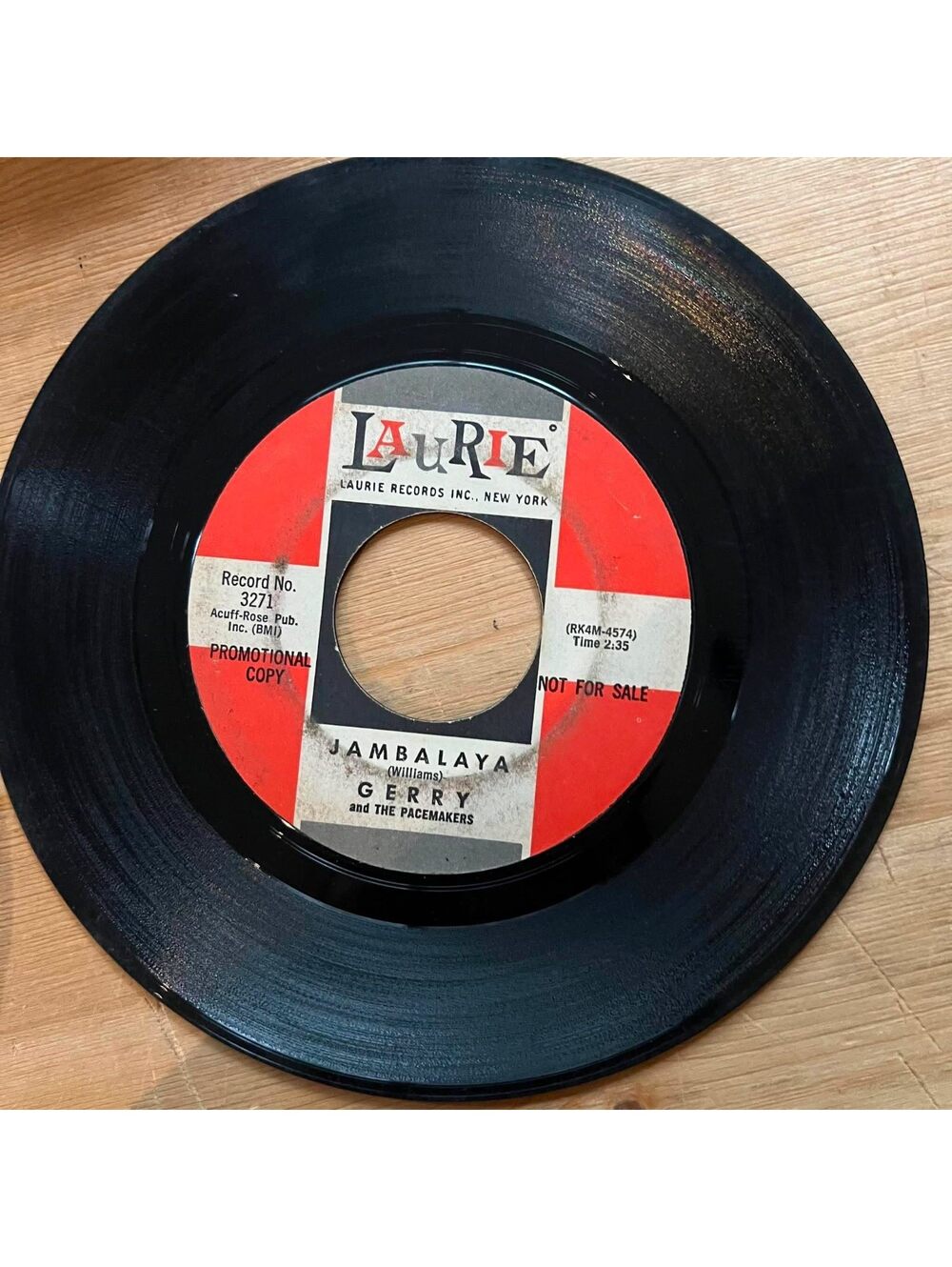 Gerry and The Pacemakers - Jambalaya/I Like It 45rpm VG+ R05